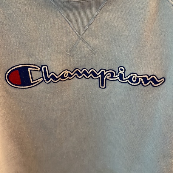 Baby blue Champion sweatshirt - Picture 3 of 6